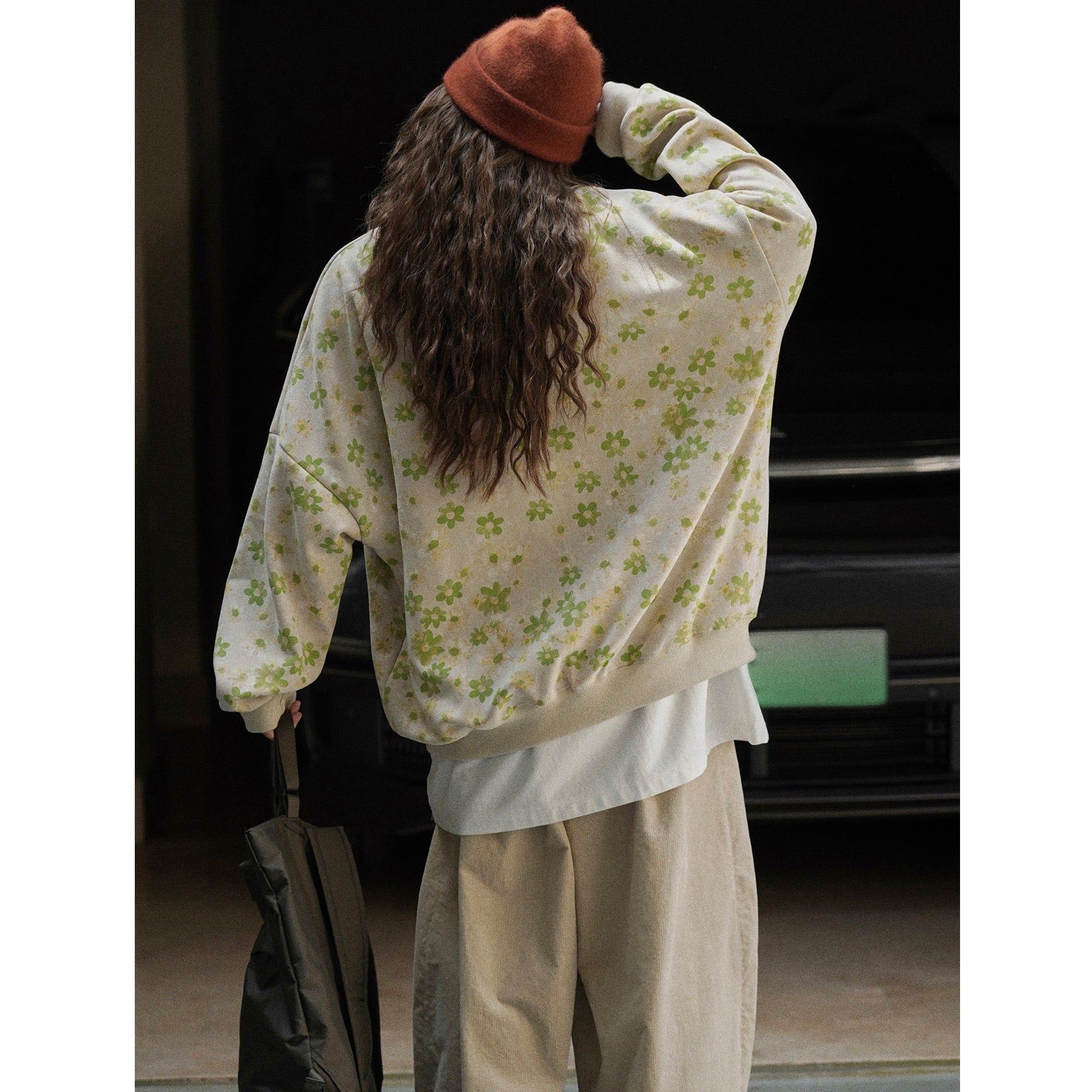 WHISPERS floral print sweatshirt