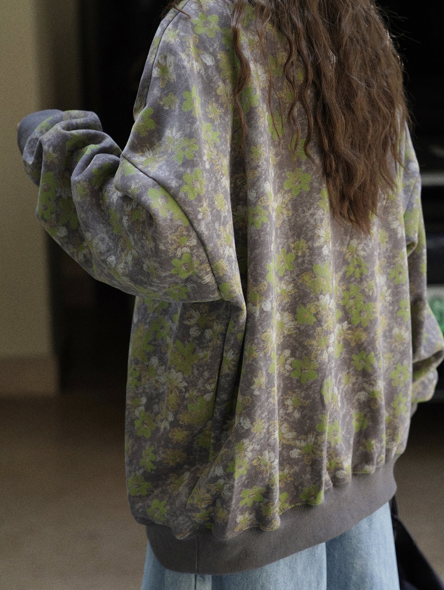 WHISPERS floral print sweatshirt