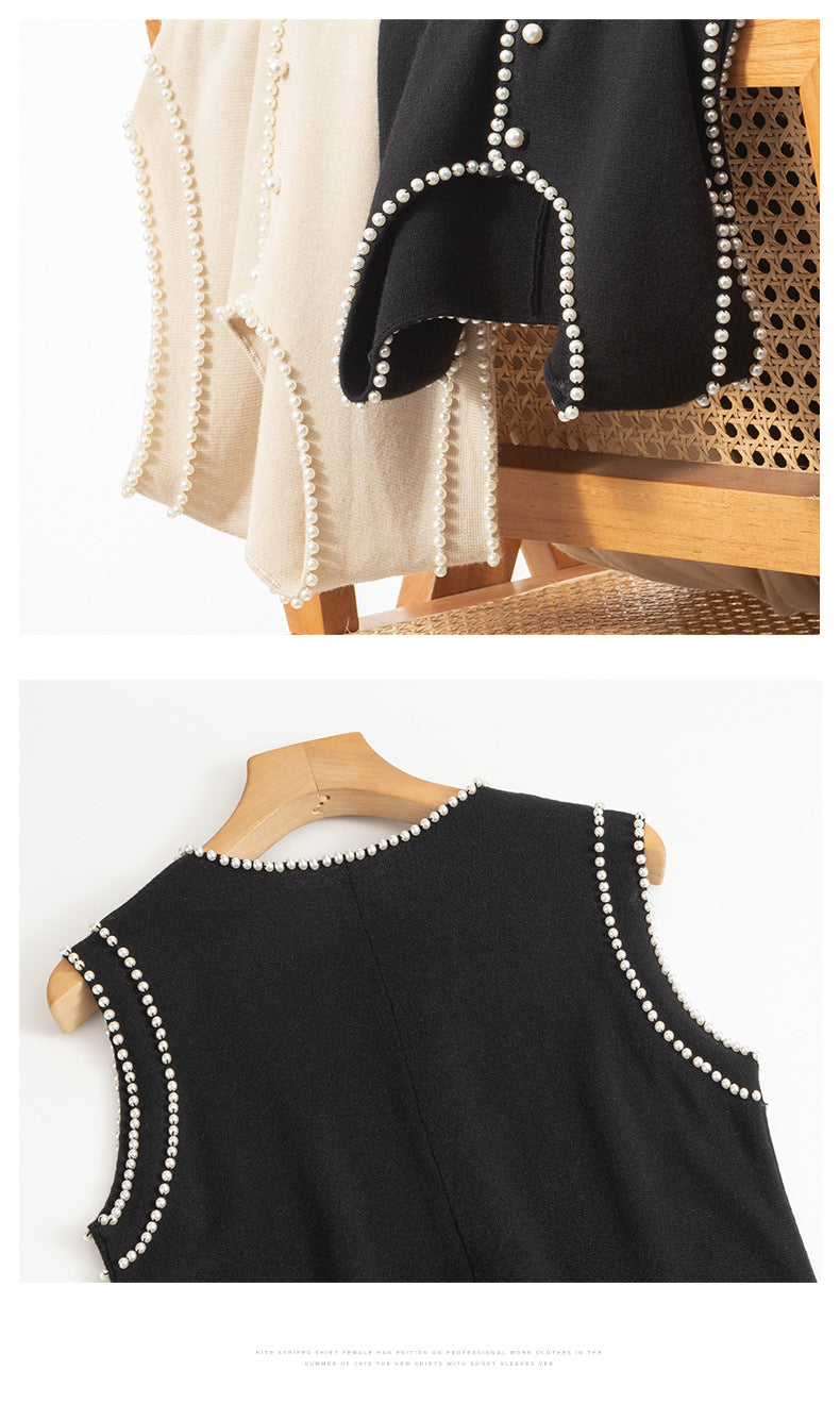GRACE sleeveless wool knitted maxi dress