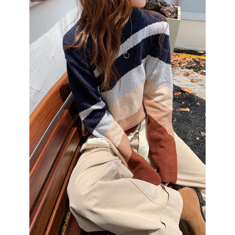 AKIBA boucle cotton sweater