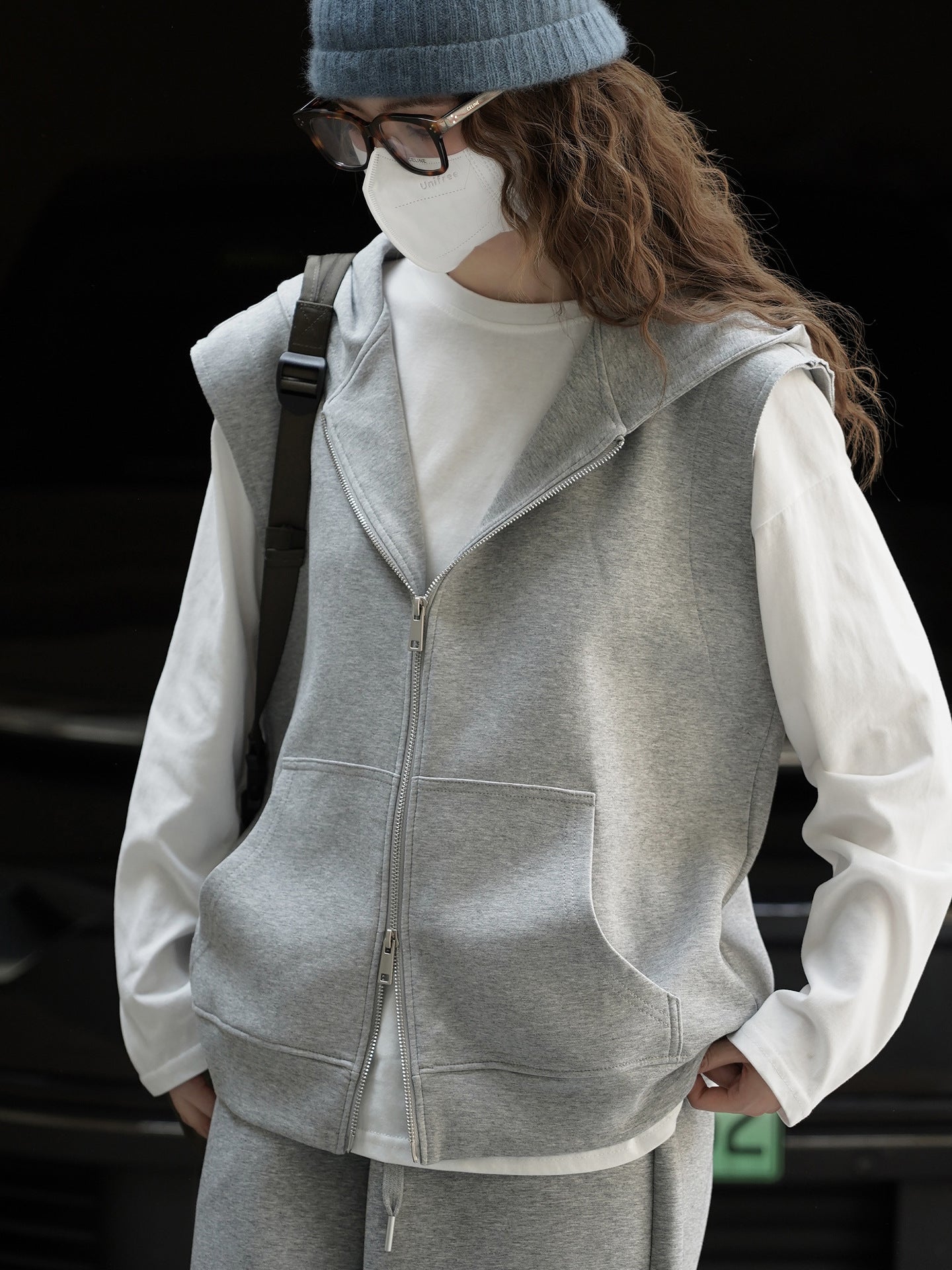NUDE fleece soft waistcoat