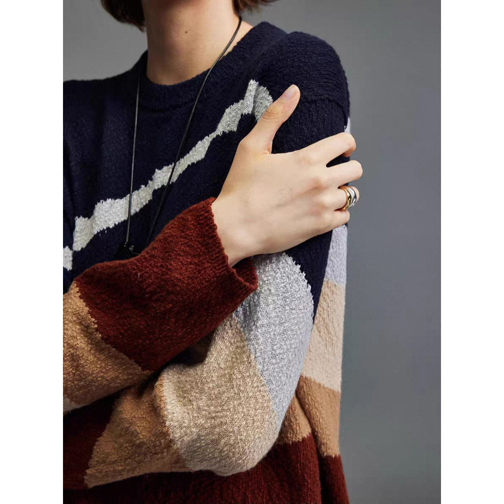 AKIBA boucle cotton sweater