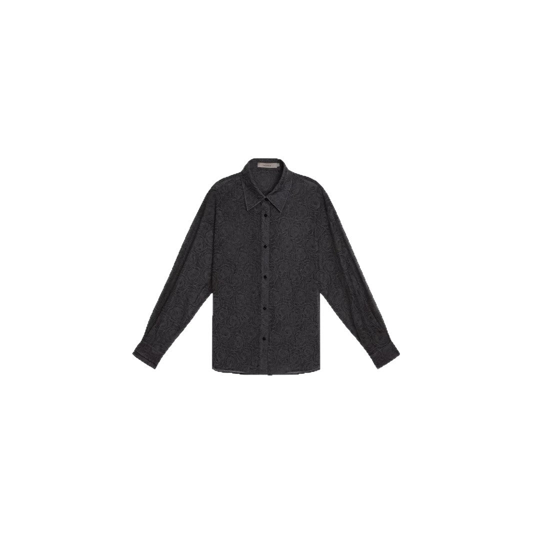 FUSHIA embossed soft light shirt
