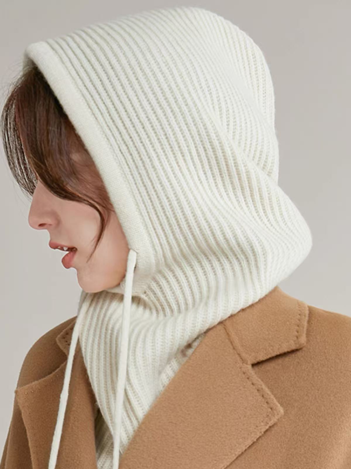 Balaclava beanie pure merino